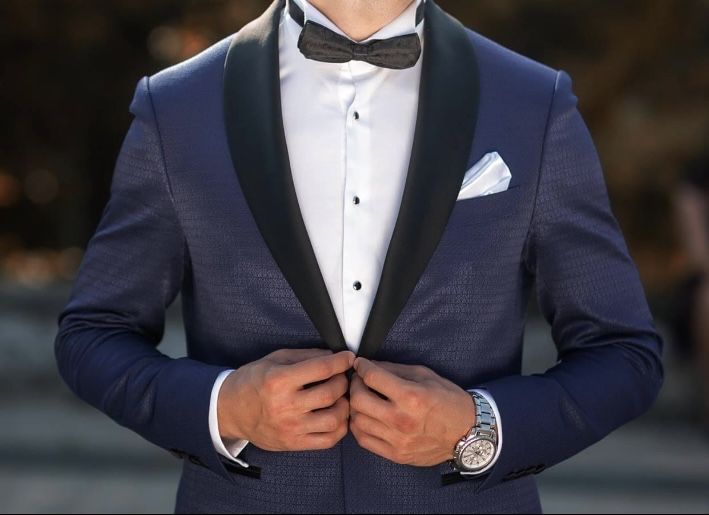 Sacou Viggo albastru ceremonie+ pantaloni