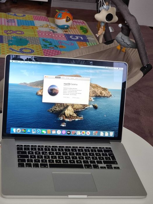 Laptop apple macbook pro retina mid 2012 i7 16gb 128gb no baterry
