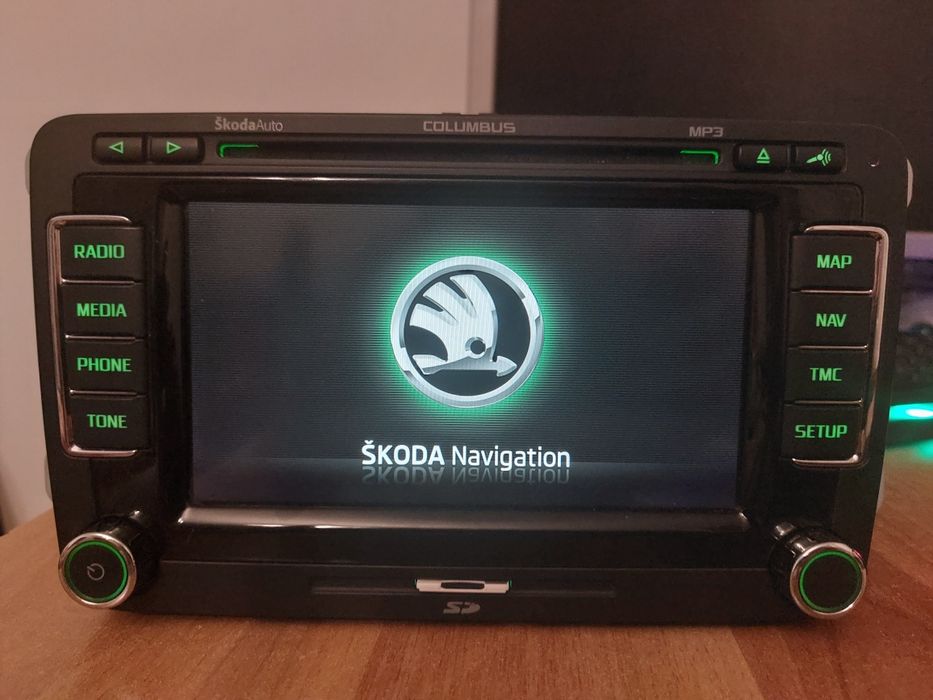 Navigatie Skoda Columbus yetty Octavia superb Rapid meniu romana