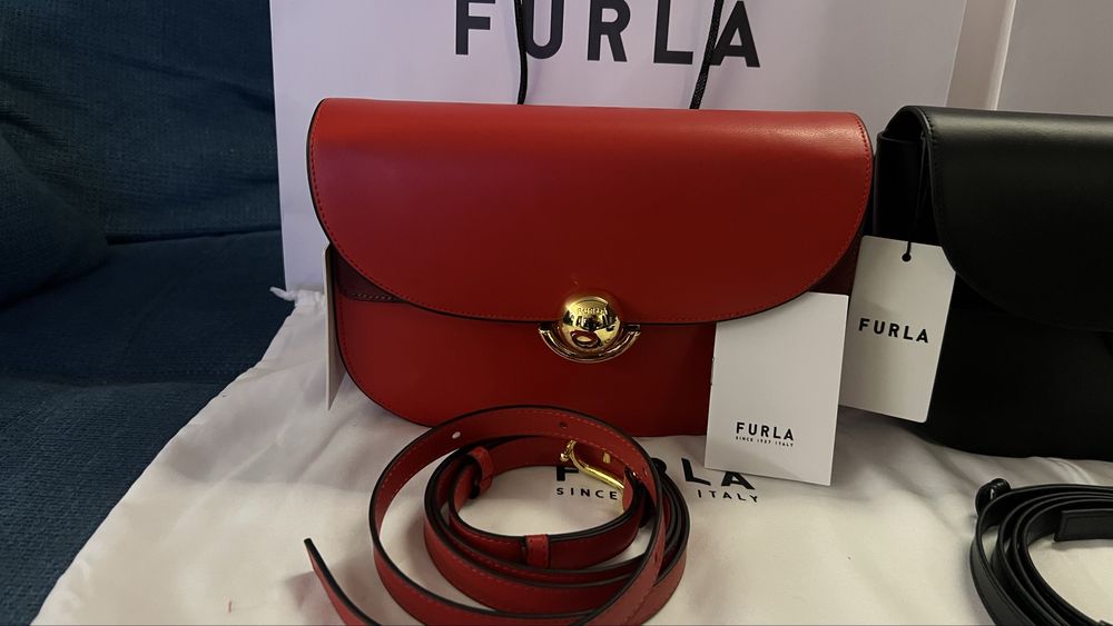 FURLA SFERA CROSSBODY S. Нови,с етикети,сер.номер,торбичка,Модел 2025г