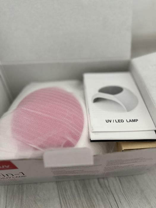 UV LED лампа за нокти, SUNUV Sun 2C, 48W, бяло/розово