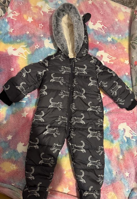 Детский теплый комбинезон на мальчика