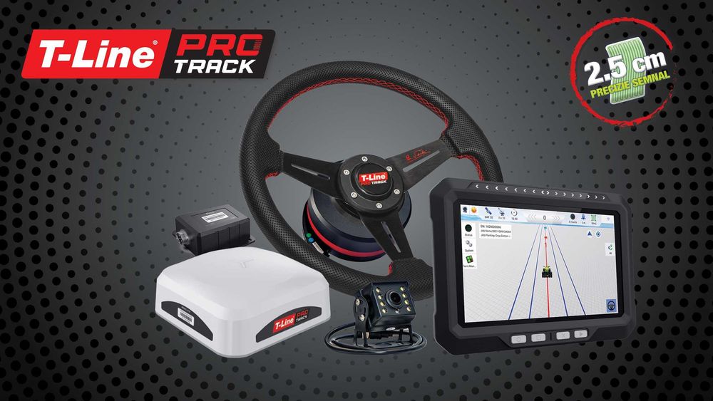 GPS Agricol - T-Line Protrack - precizie 2,5 cm, semnal RTK+