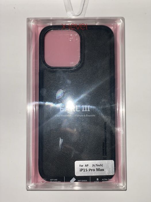 Элегантные Кожаные чехлы для iPhone 15 Pro Max