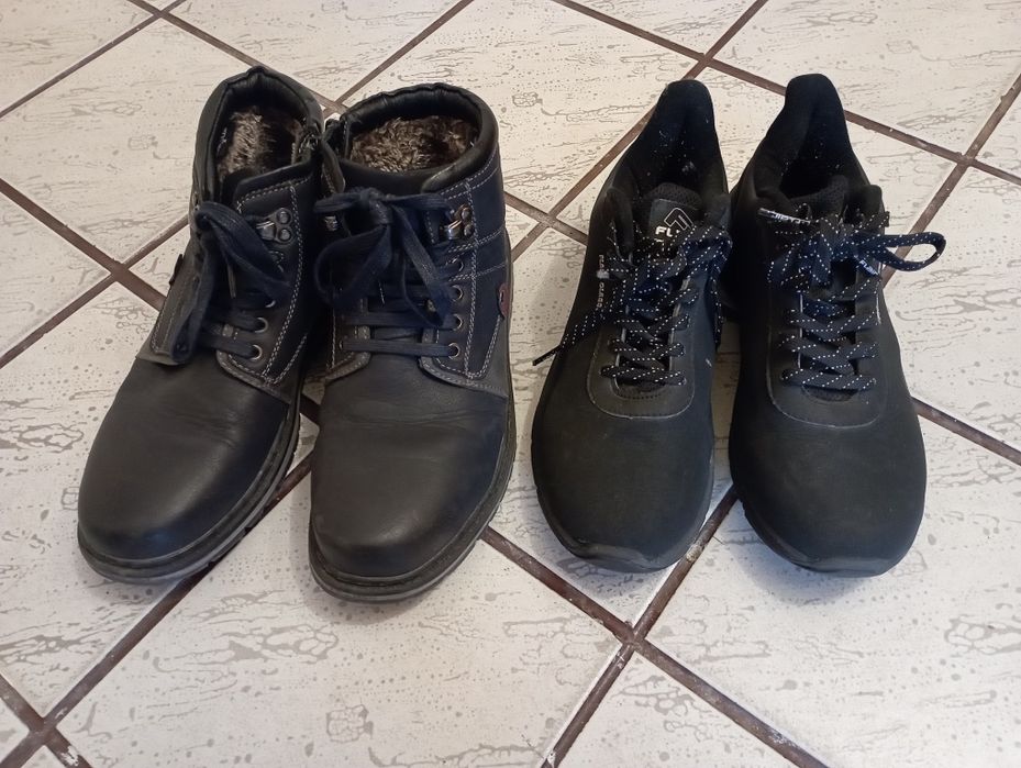 Два чифта обувки, боти и спортни, 38 и 39 номер