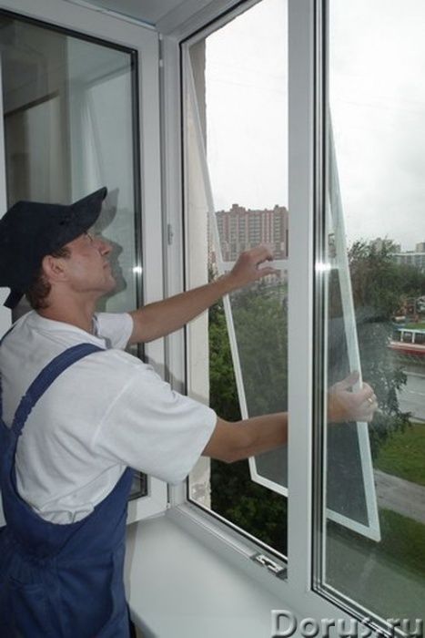 Москитные сетки изготовление установка