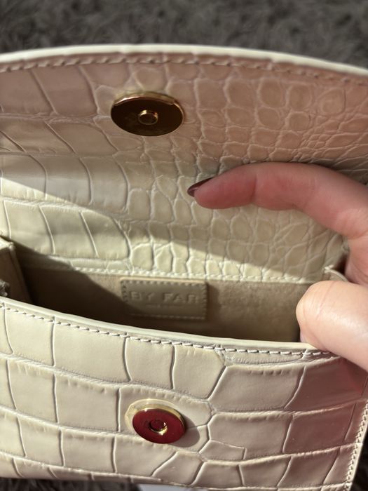 By Far Mini Croco - Мини Кроко - Беж
