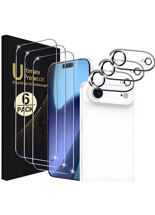 Pack 2 in 1 Folie Sticla Camera +Folie Sticla Iphone 17 17 PRO MAX AIR