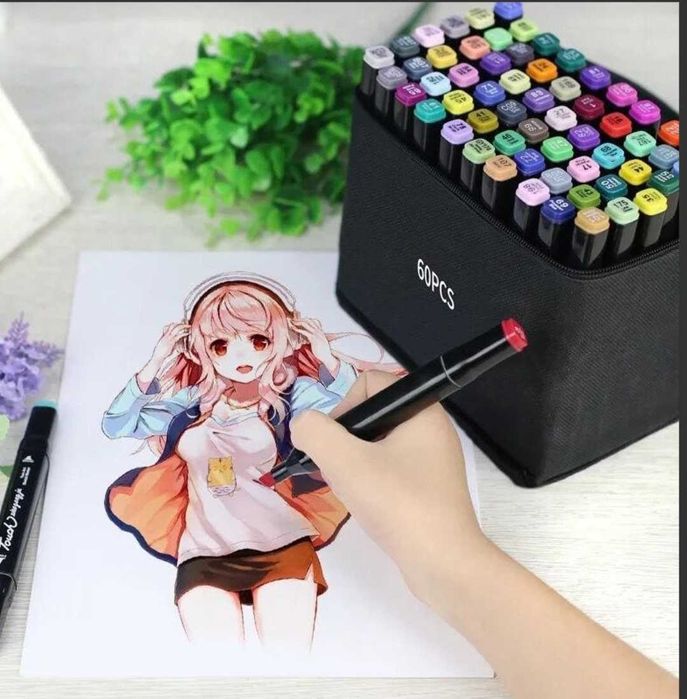 ПРОМОЦИЯ Двустранни маркери с тънък и дебел писец