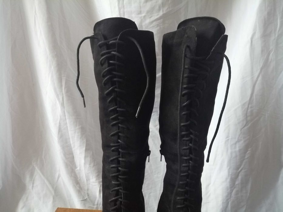 № 41 дамски ботуши с висок ток и връзки WILD DIVA