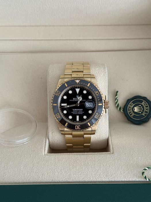 Rolex Submariner Date 41 mm – Yellow Gold 18K - FULL SET