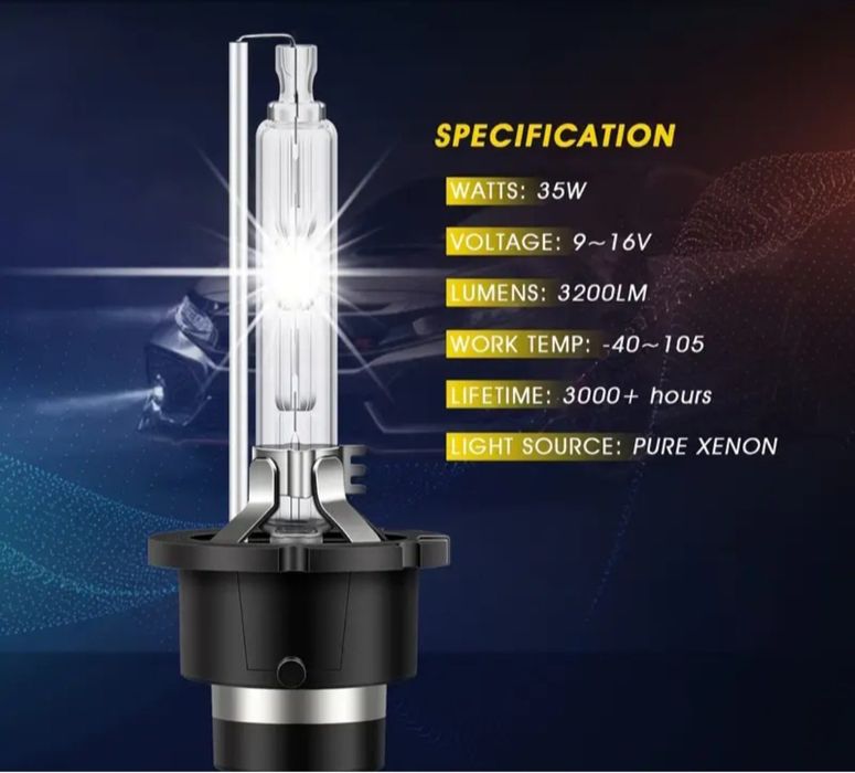 Becuri Xenon D4S D4R 6000LM set 2buc