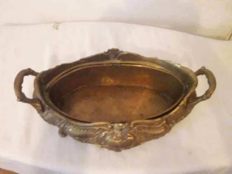 Fructiera baroc din bronz masiv