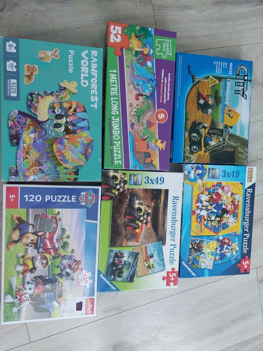 Лотове играчки, пъзели 3+ години