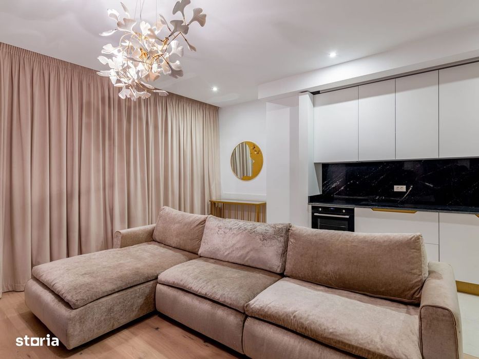 Apartament de lux Herăstrău | Șemineu & Terasă 45 mp
