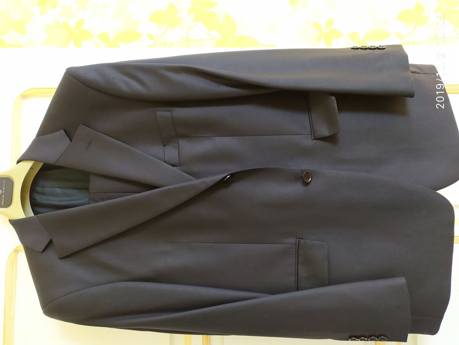 Брючный костюм, темно синий