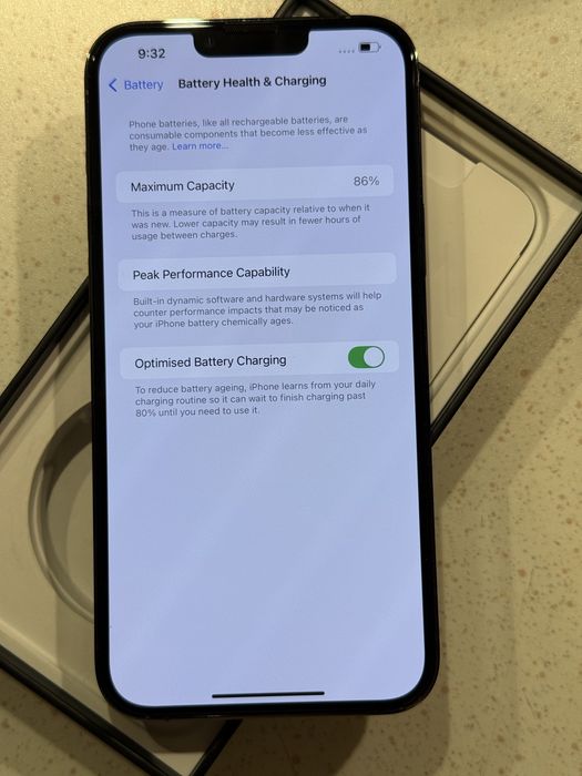 iPhone 13 Pro Max 128GB Alpine Green – Като НОВ, 86% Батерия.