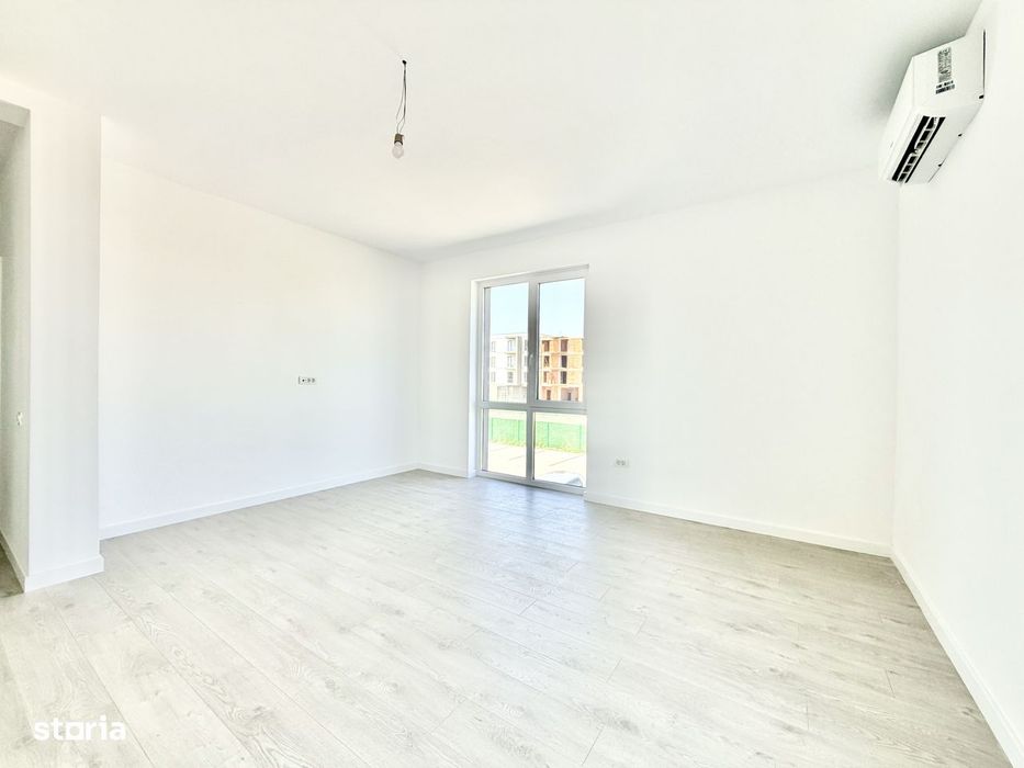 Apartament 2 camere cu gradina 70 mp cu gazon + Sistem AC - Mosnita