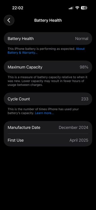 Iphone 16 Pro 256gb 98%