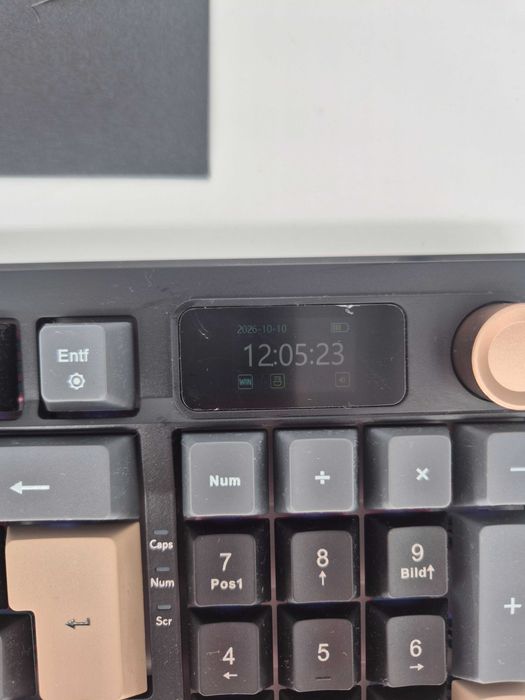 Tastatura Mecanica Wireless RedThunder K95 Smart Display - Pink Switch