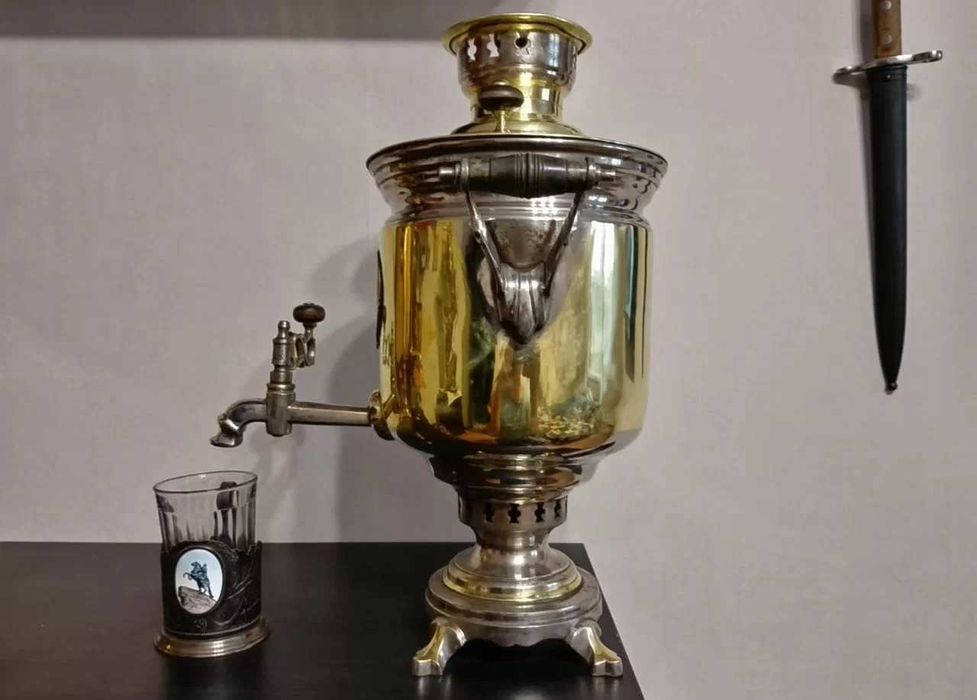 Самовар на дровах СССР, 1946год, 5 литров