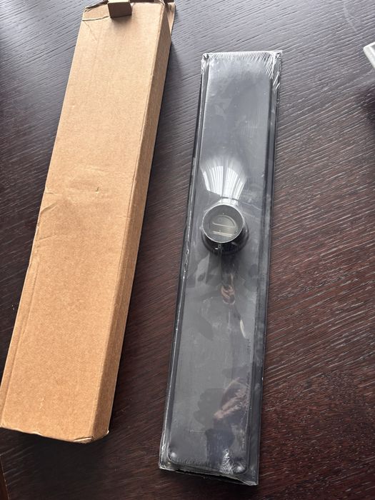 Черен сифон за баня 50 см.