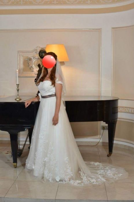 Rochie mireasa Jasmine Isadorable A line. Curatata profesional
