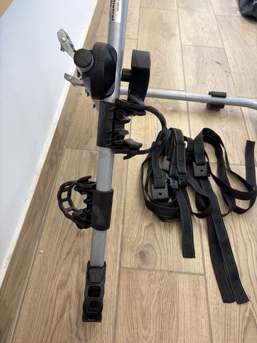 Suport auto Mistral pentru 3 biciclete – max. 45 kg + chingi