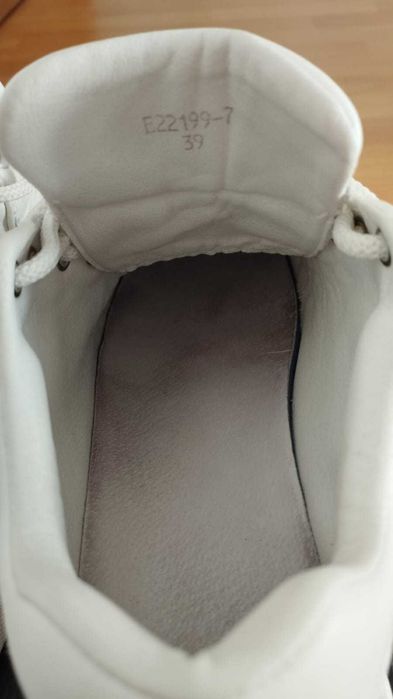 Pantofi casual albi din piele naturala FRANCO GERARDO