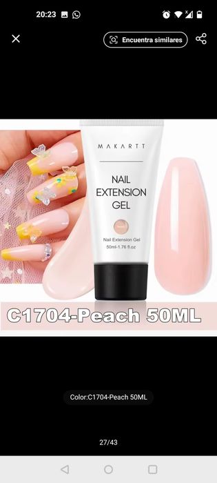 Geluri extensii unghii