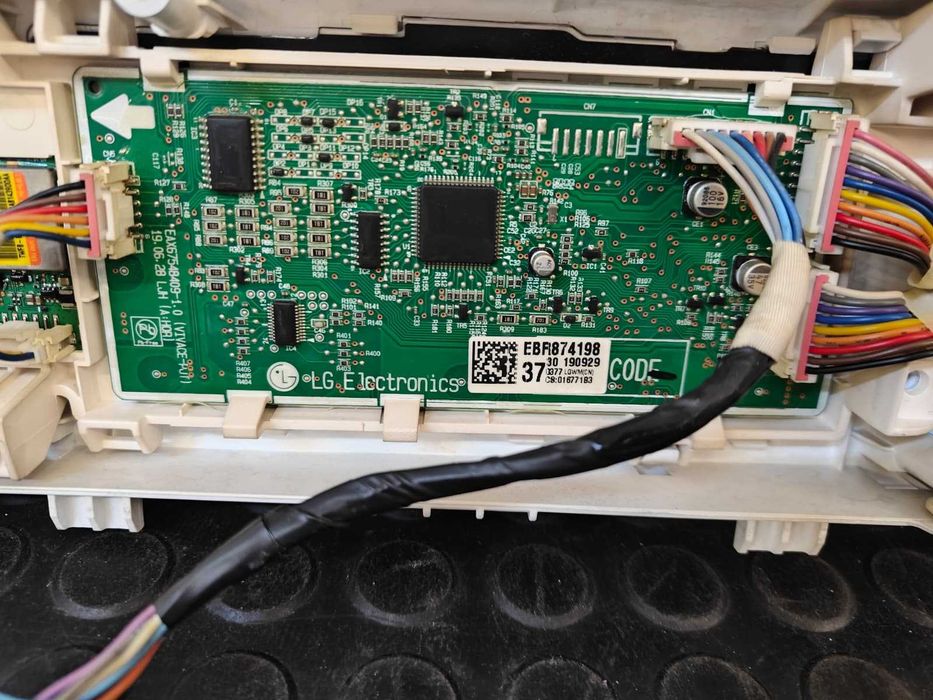 Placa electronica , modul display masina de spalat cu uscator LG F4DN408S0 , cod placa EBR87419837 , verificata , functionare in parametri/R23