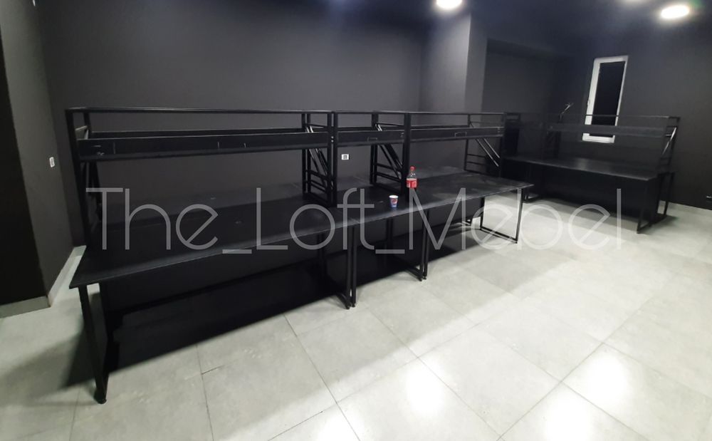 Компьютерная мебель Лофт стиле. GAMECLUB uchun Loft mebellar 550$