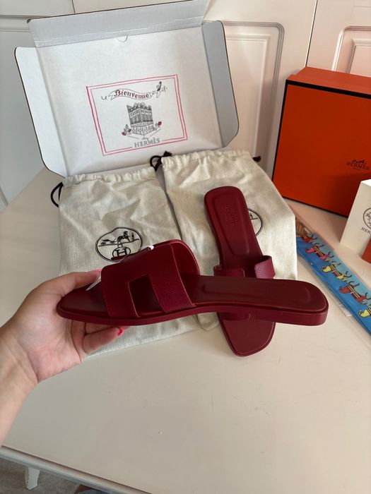 Papuci Hermes Noi , 100% Piele Naturală , Full Box, Mărimi 35/41 !!!