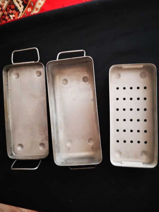 Набор боксов для стерилизации шприцов, СССР.