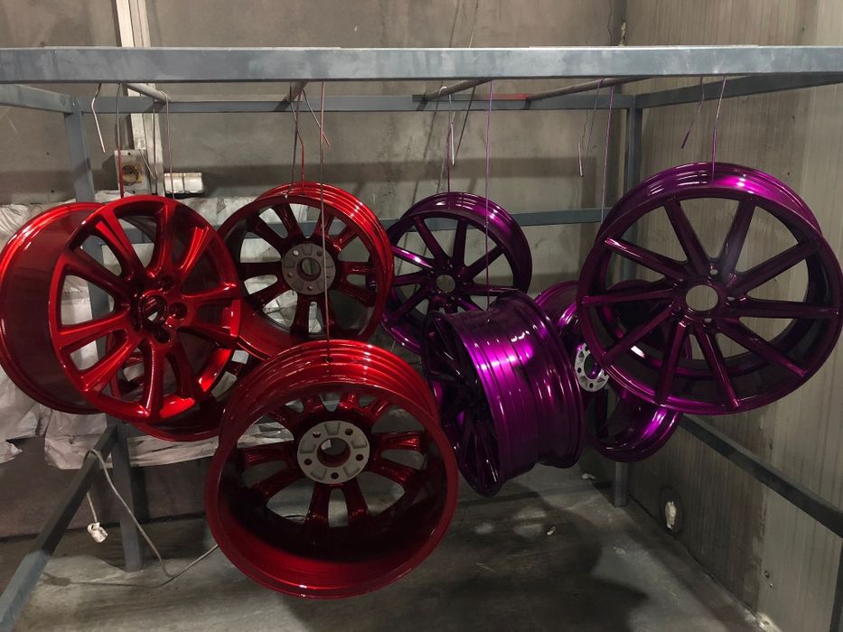 Vopsit jante electrostatic