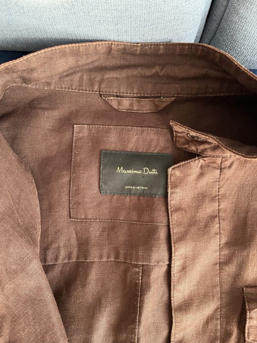 льняная куртка Massimo dutti
