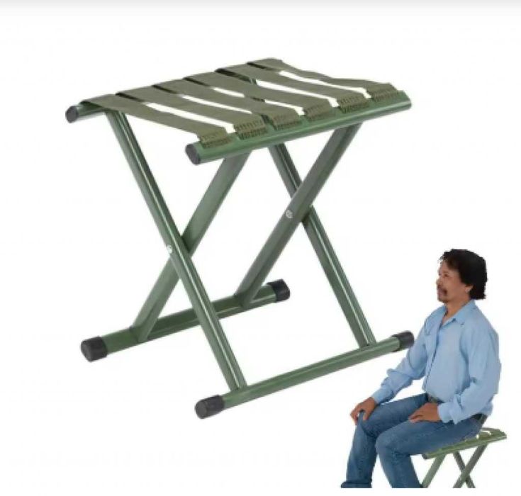Сгъваем Рибарски Стол, Къмпинг табуретка , до 150 кг