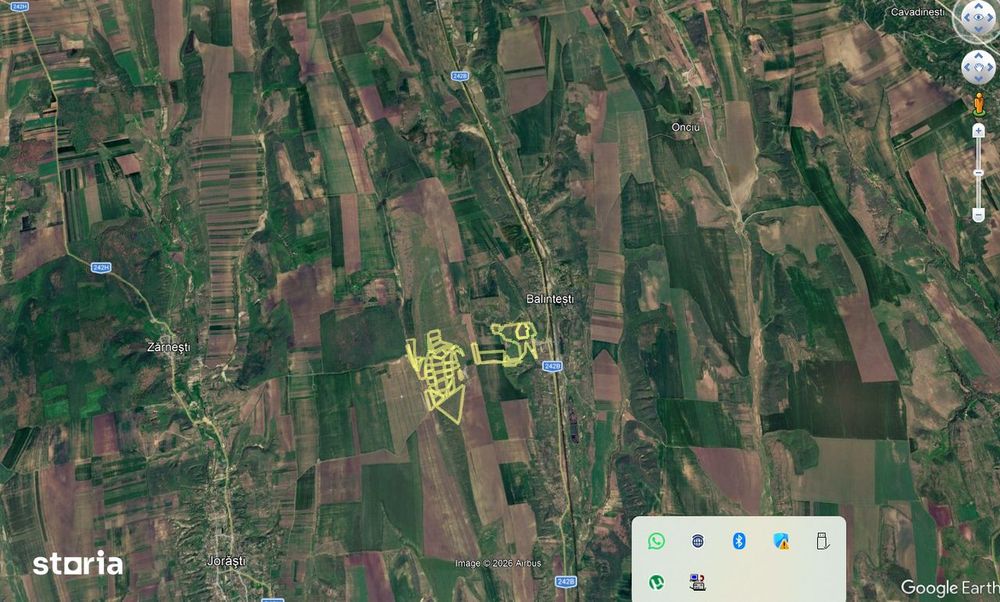 Vandt teren Balintetsi Galati 70 ha parc fotovoltaic/eolian