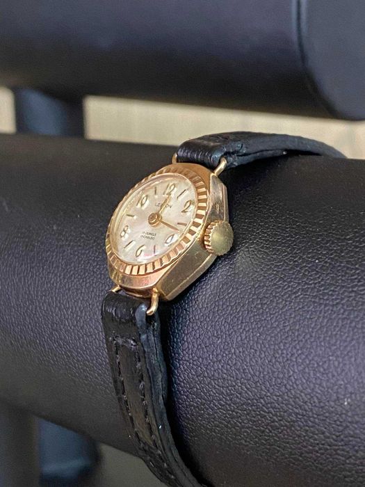 Дамски Златен Часовник LEGION 17 Jewels incabloc / Механичен