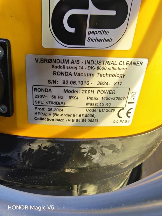 Aspirator RONDA 200h