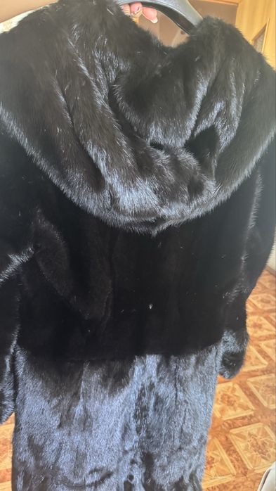 Норковая шуба цельная