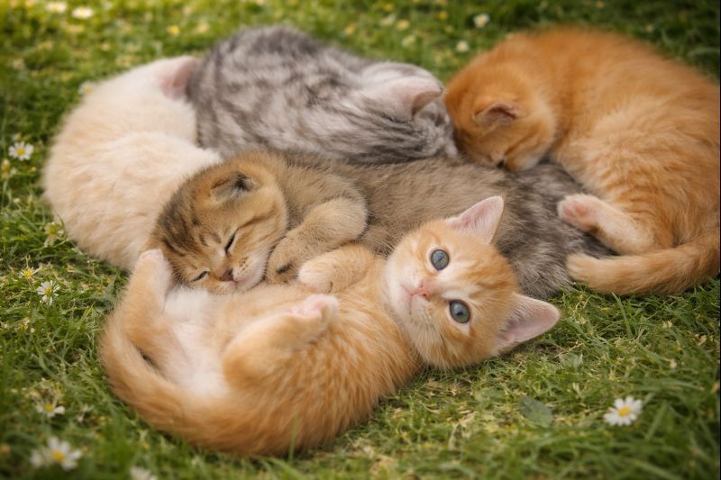 Милые шотландские котята — редкие окрасы, мальчики и девочка