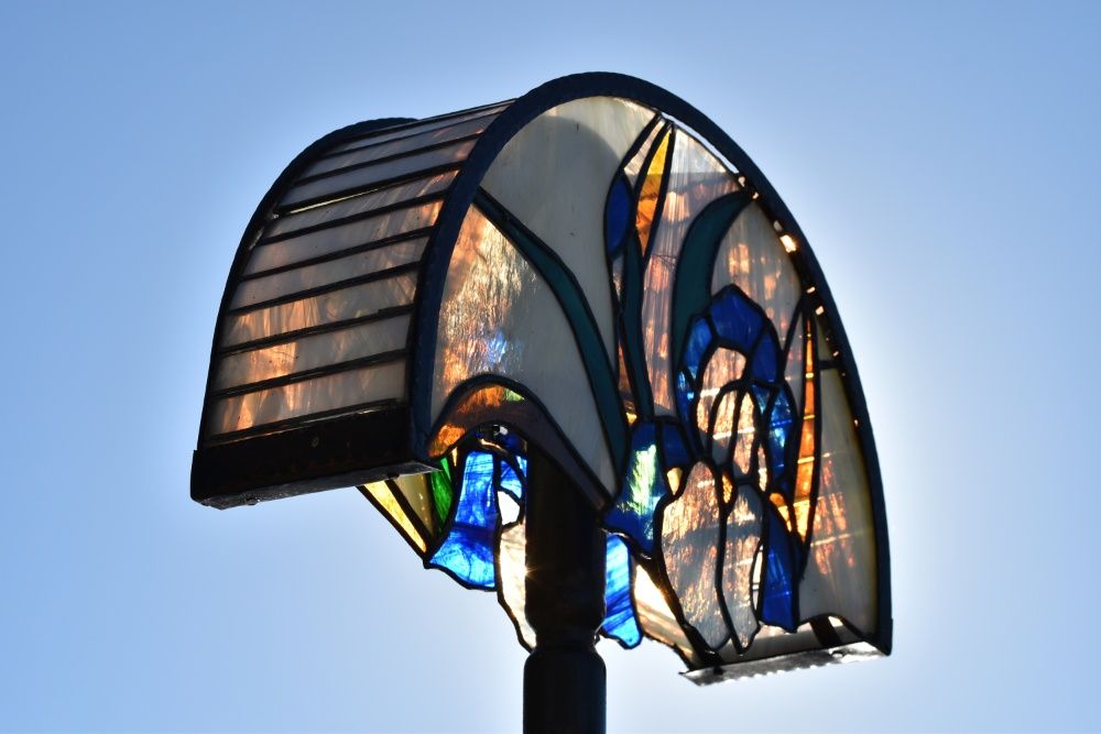 подовата лампа е направена на ръка. 
 Красив подарък за любими хора.