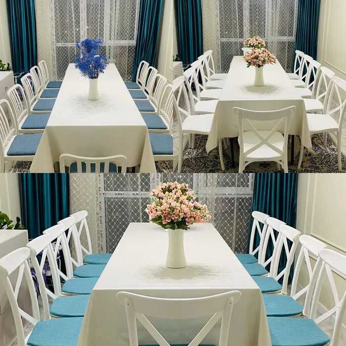 Прокат аренда стол, стулья, посуда