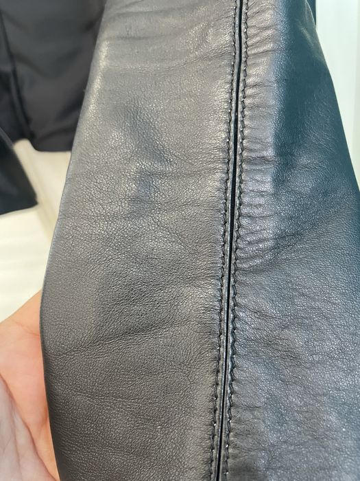 Кожанная ветровка