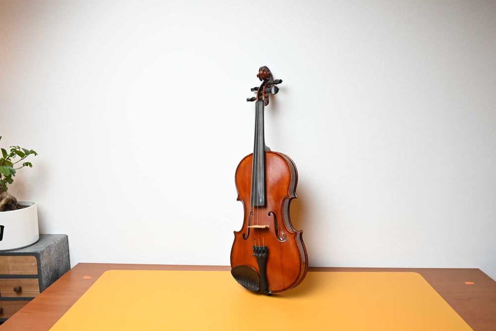 vioara 4/4 cu arcus si toc de vioara