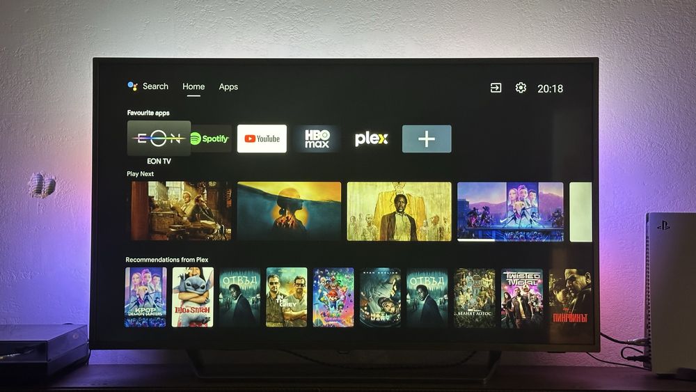 55" Philips 4K Ultra HD Android TV с 3-странен Ambilight