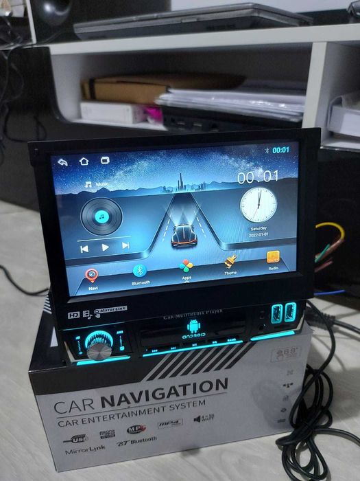 Navigatie Casetofon retractabila Golf Dacia Logan