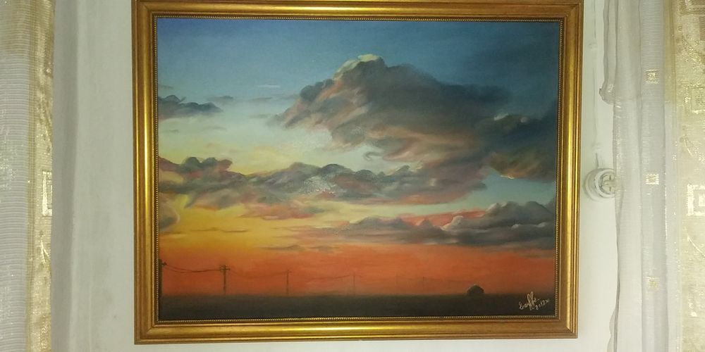 Масленная краска размер 70×80