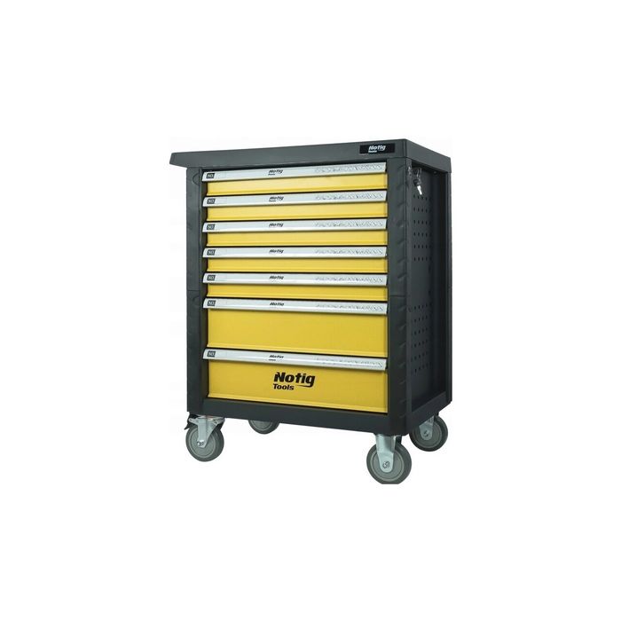 Dulap de scule gol, 7 sertare, mobil cu roti, pentru atelier,